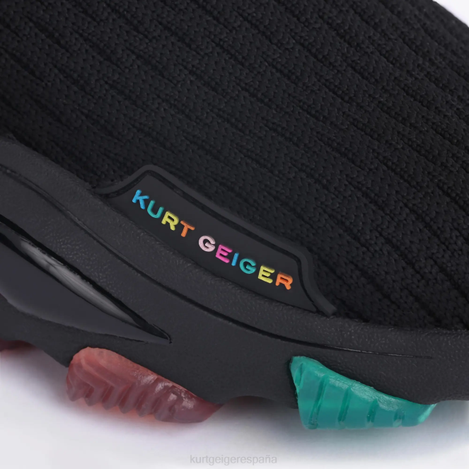 Kurt Geiger mujer calcetín de punto lettie de londres 2LPR167 | calzados combinación negra